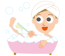 Nice woman Sakura sticker #3173048