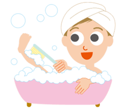 Nice woman Sakura sticker #3173048