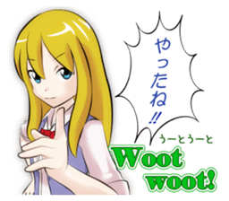 English and Japanese Conversation sticker #3173938