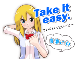 English and Japanese Conversation sticker #3173960