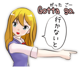 English and Japanese Conversation sticker #3173963