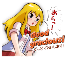 English and Japanese Conversation sticker #3173968