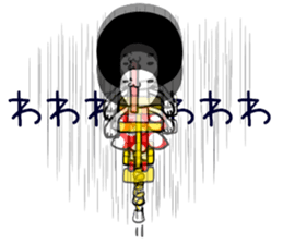 Surreal girl sticker #3174377