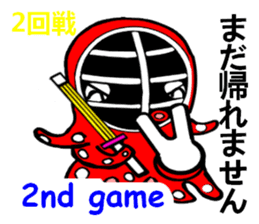 Octopus swordsman sticker #3175021