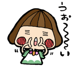 helmet girl's sticker sticker #3175294