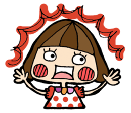 helmet girl's sticker sticker #3175296