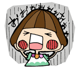 helmet girl's sticker sticker #3175297