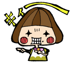 helmet girl's sticker sticker #3175303