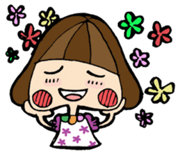 helmet girl's sticker sticker #3175307
