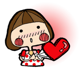 helmet girl's sticker sticker #3175311