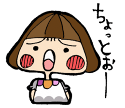 helmet girl's sticker sticker #3175312