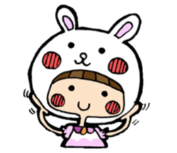 helmet girl's sticker sticker #3175314