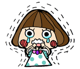 helmet girl's sticker sticker #3175318