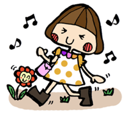 helmet girl's sticker sticker #3175319
