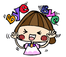 helmet girl's sticker sticker #3175321