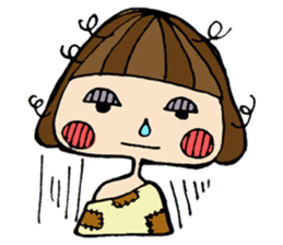 helmet girl's sticker sticker #3175326