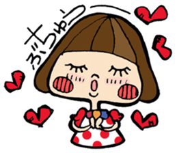helmet girl's sticker sticker #3175327