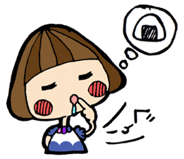 helmet girl's sticker sticker #3175329