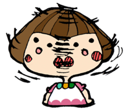 helmet girl's sticker sticker #3175330