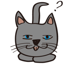 Russian Blue Cat Mia sticker #3175415