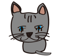 Russian Blue Cat Mia sticker #3175420