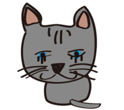 Russian Blue Cat Mia sticker #3175420