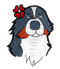 Happy Bernese Mountain Dog sticker #3175735