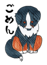 Happy Bernese Mountain Dog sticker #3175751