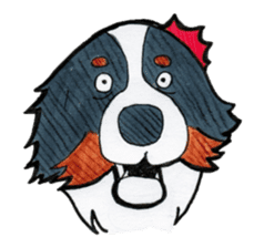 Happy Bernese Mountain Dog sticker #3175761