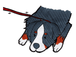 Happy Bernese Mountain Dog sticker #3175765
