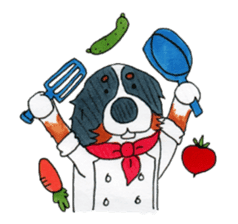 Happy Bernese Mountain Dog sticker #3175767