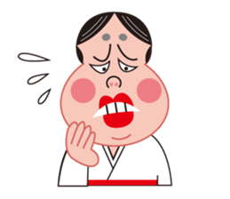 Okame and Hyottoko sticker #3176585