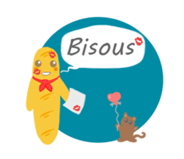 Mr. Baguette sticker #3176974