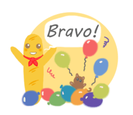 Mr. Baguette sticker #3176980
