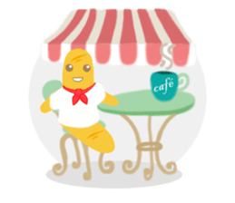Mr. Baguette sticker #3176982