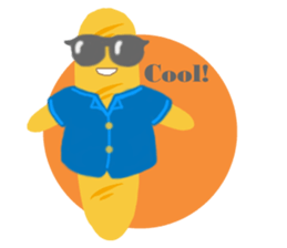 Mr. Baguette sticker #3176986