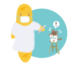 Mr. Baguette sticker #3176995