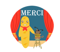 Mr. Baguette sticker #3176996