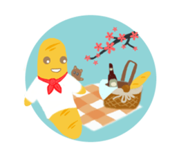 Mr. Baguette sticker #3177002