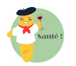 Mr. Baguette sticker #3177006