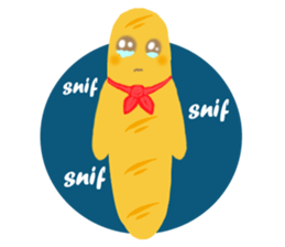 Mr. Baguette sticker #3177009