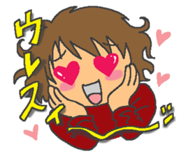 Over Reaction Girl sticker #3177051