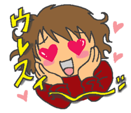 Over Reaction Girl sticker #3177051