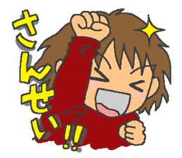 Over Reaction Girl sticker #3177053
