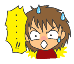 Over Reaction Girl sticker #3177067