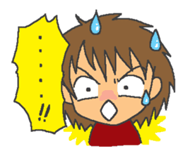 Over Reaction Girl sticker #3177067