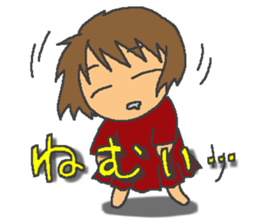 Over Reaction Girl sticker #3177074