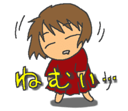 Over Reaction Girl sticker #3177074