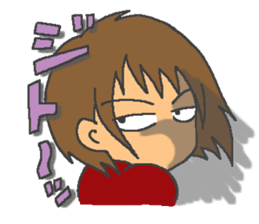 Over Reaction Girl sticker #3177078