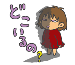 Over Reaction Girl sticker #3177079